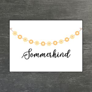 Sommer Postkarte